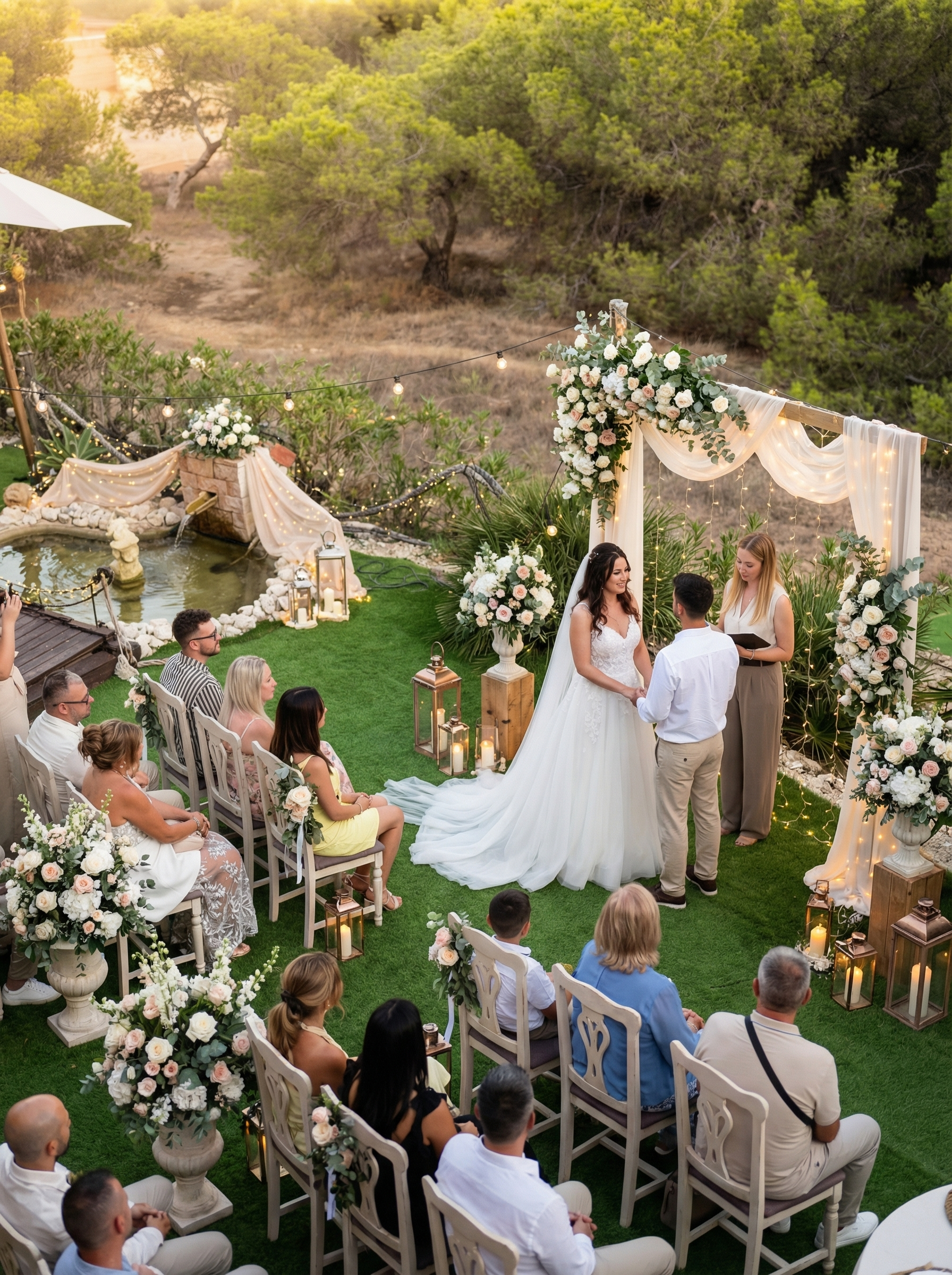 Sabemos lo que pesa coordinar proveedores, horarios y sorpresas de última hora. Por eso nos encargamos de todo: somos especialistas en organización de bodas y bodas completas de fin de semana.